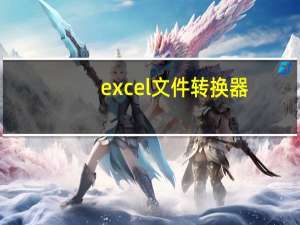 excel文件转换器（exb文件转换器）