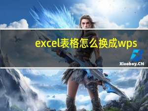 excel表格怎么换成wps（excel表格怎么换行打字）