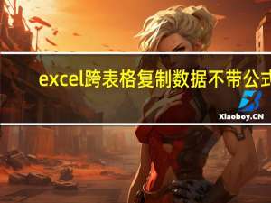 excel跨表格复制数据不带公式（excel跨表格复制数据）