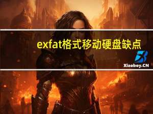 exfat格式移动硬盘缺点（exfat格式）