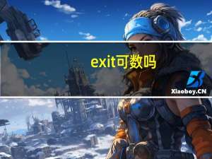 exit可数吗