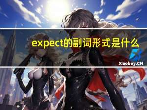 expect的副词形式是什么