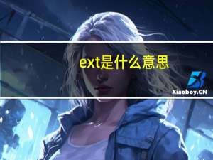 ext是什么意思