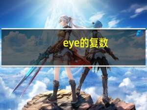 eye的复数