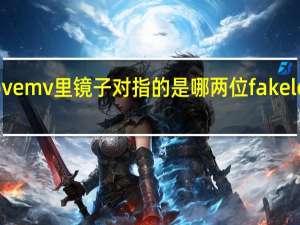 fake love mv里镜子对指的是哪两位 fakelove什么意思