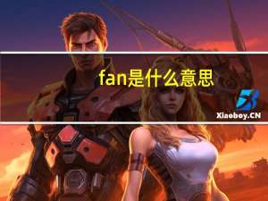fan是什么意思
