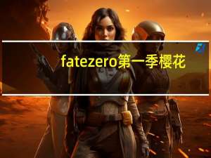 fate zero第一季樱花（fate zero第二季）