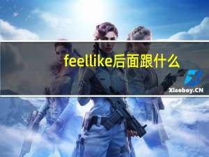 feel like后面跟什么