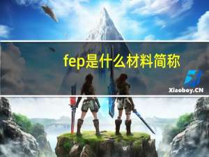 fep是什么材料简称（fep是什么材料）