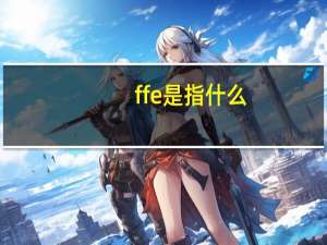 ffe是指什么
