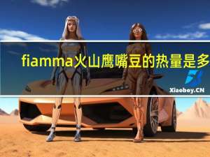 fiamma 火山鹰嘴豆的热量是多少