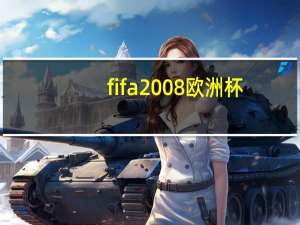 fifa2008欧洲杯（fifa2008）