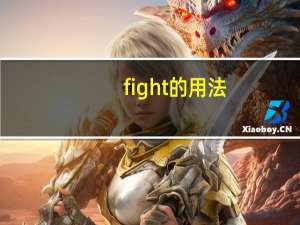 fight 的用法