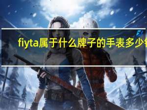 fiyta属于什么牌子的手表多少钱