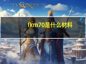 fkm70是什么材料（FKM是什么材料）