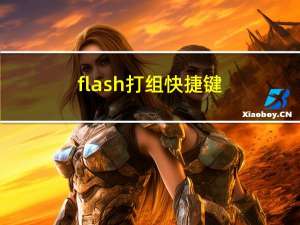 flash打组快捷键（flash打开方式）