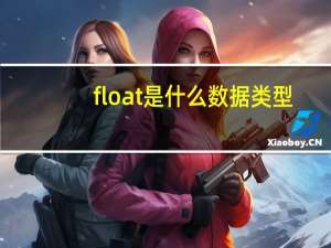 float是什么数据类型