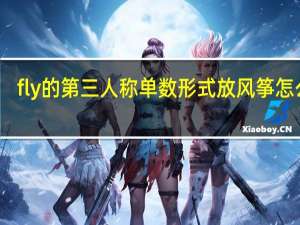 fly的第三人称单数形式放风筝怎么读