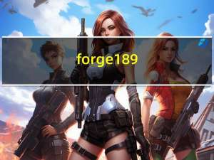 forge1 8 9