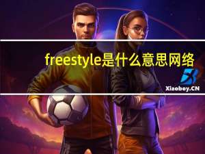 freestyle是什么意思网络（freestyle是什么意思）