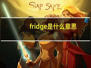 fridge是什么意思