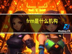 frm是什么机构