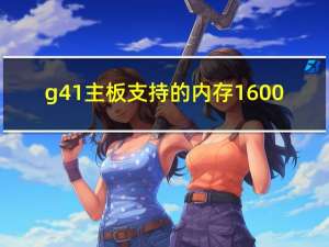 g41主板支持的内存1600（g41主板支持的内存）