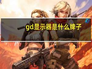 gd显示器是什么牌子