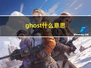 ghost什么意思（ghost什么意思）