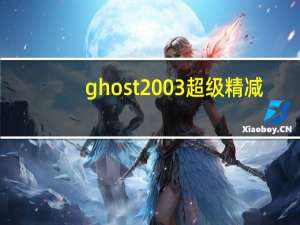 ghost 2003超级精减（ghost 2003）