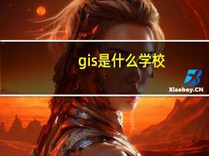 gis是什么学校（gis是什么）