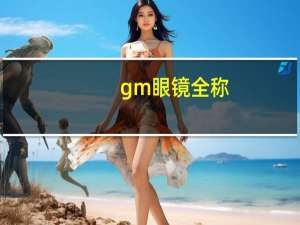 gm眼镜全称