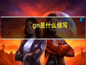 gn是什么缩写