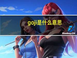 goji是什么意思（goji）