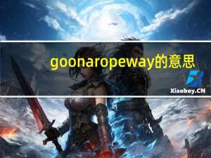 go on a ropeway的意思