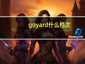 goyard什么档次