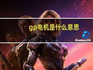 gp电机是什么意思