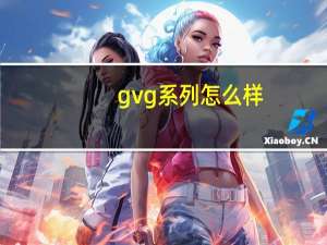 gvg系列怎么样（gvg系列）