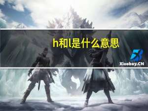 h和l是什么意思