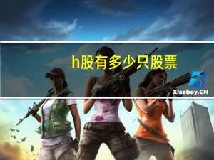 h股有多少只股票