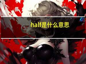 half是什么意思