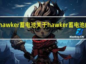 hawker蓄电池 关于hawker蓄电池的介绍