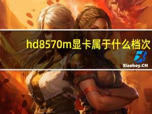 hd8570m显卡属于什么档次（hd8570m）