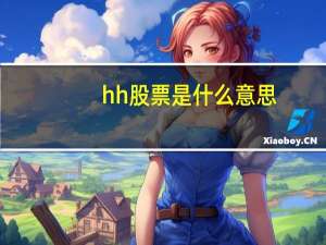 hh股票是什么意思
