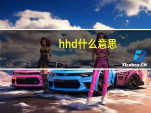 hhd什么意思