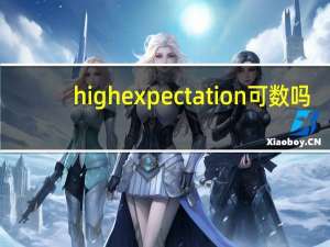 high expectation可数吗