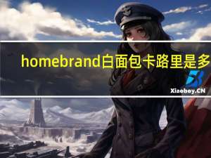 homebrand 白面包卡路里是多少