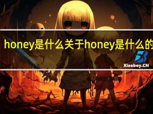 honey是什么 关于honey是什么的介绍