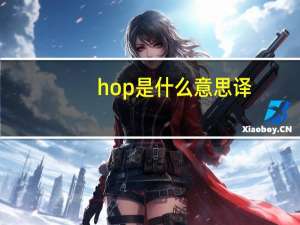 hop是什么意思译