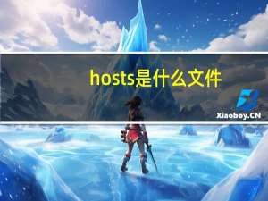 hosts是什么文件（hosts是什么）